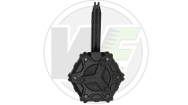 WE G17 DRUM MAG BK
