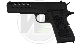 WE 1911 HEX CUT AIRGUN BK