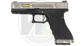 WE G17 AIRGUN T3 SV/GD/BK