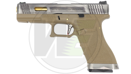 WE G17 AIRGUN T4 SV/GD/TAN