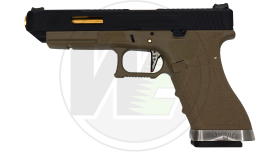WE G34 AIRGUN T6 BK/GD/TAN