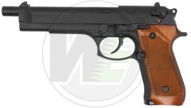 WE M9 LONG BK (BROWN GRIP)